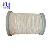 Fil Litz de couleur verte recouvert de soie naturelle 80x0,1 mm