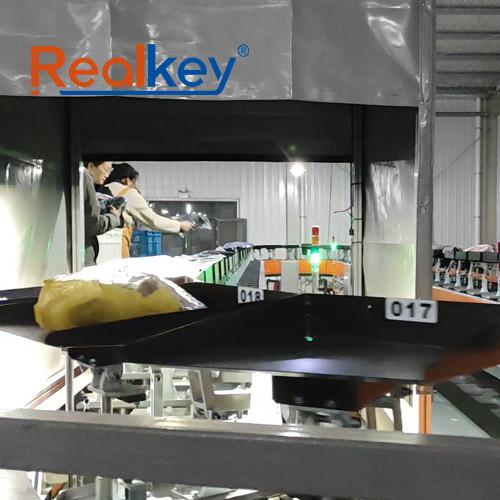 Space Saving Tilt Tray Sorter Advanced With Automatic Identification System