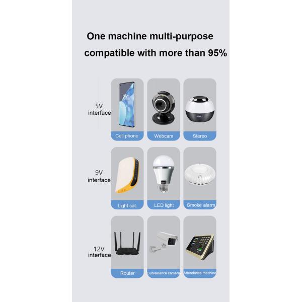 18w Mini DC UPS Power Supply 10400mah Poe Ups 5v 9v 12v 24v DC Output