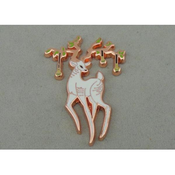Souvenir Synthetic Enamel Badges Copper Plating Mat - Nickel OEM ODM