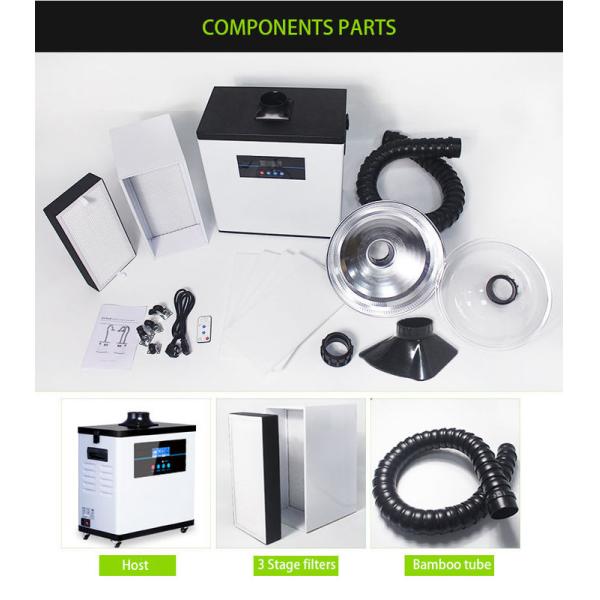 Industrial Mobile Smoke Fume Extractor Portable Dust Collector 99.99% Purifying