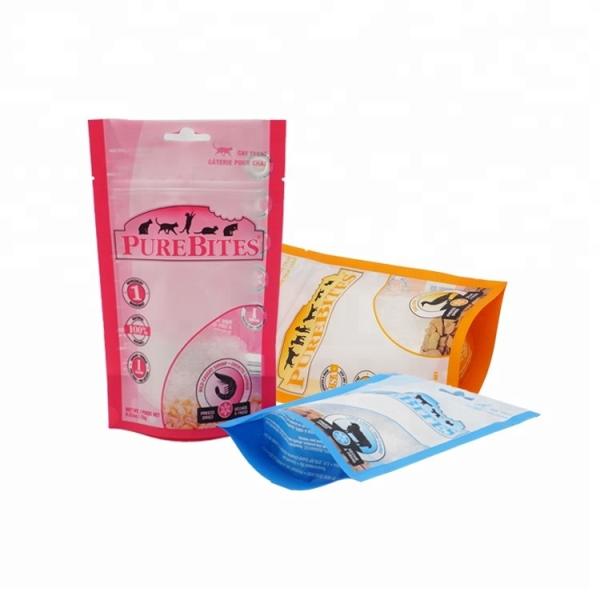 China New Products Plastic Pet Food Packaging Stand Up Zipper Bag