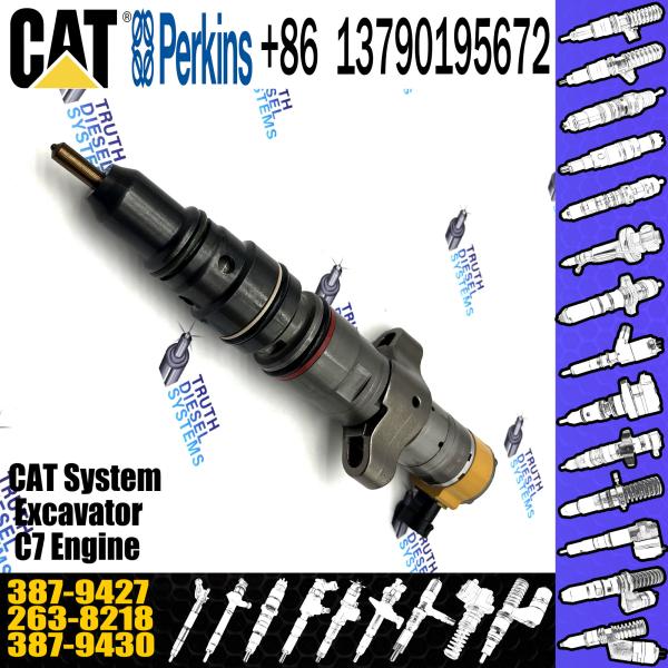 O motor diesel diesel de bocal de combustível E330D E329D abastece o injetor 387-9427 para a máquina escavadora Spare Parts