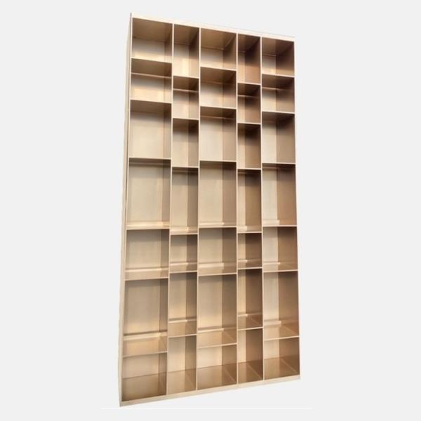Wall Mounted Metal Decor Shelf Stainless Open Shelving Room Divider