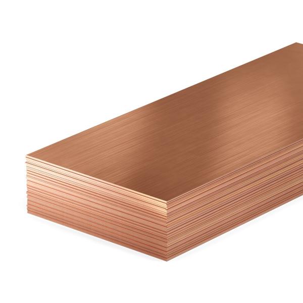 Медная плита 0,5-200 мм Медная плита C1100 C10100 Хром цирконий Медная плита