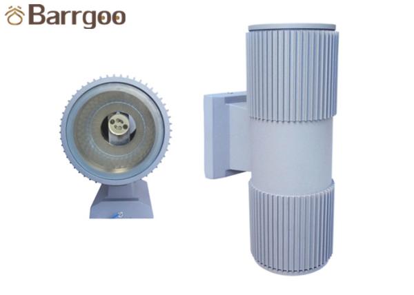 Dual Heads LED Up And Down Exterior Wall Lights , LED Cylinder Wall Sconce IP 65
