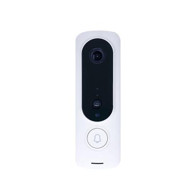 A voz em dois sentidos assistente branca de PIR Tuya Video Doorbell Home fala