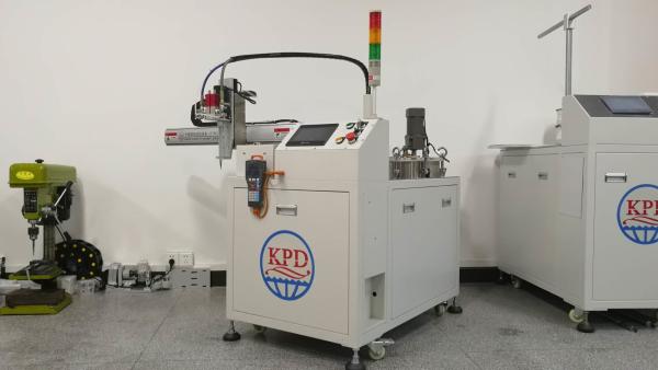 Máquina de dosagem de epóxi de duas componentes de cola Ab com distribuição automática de vácuo