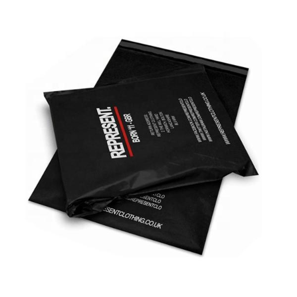Strong Adhesive Biodegradable Apparel Packaging Custom Private Label Logo Plastic Shipping Bags For Clothing