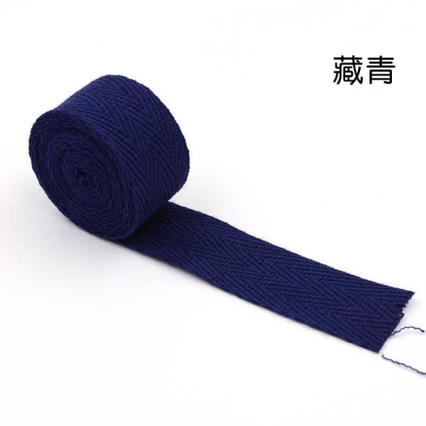 20mm*50y Herringbone Woven Cotton Ribbon For Garment Accessories Webbing