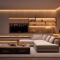 Oblique Reflection Luminescence Design LED Light Aluminium Profile A220EA