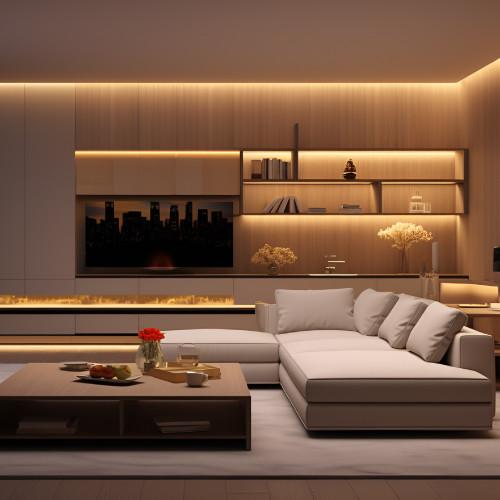 Oblique Reflection Luminescence Design LED Light Aluminium Profile A220EA