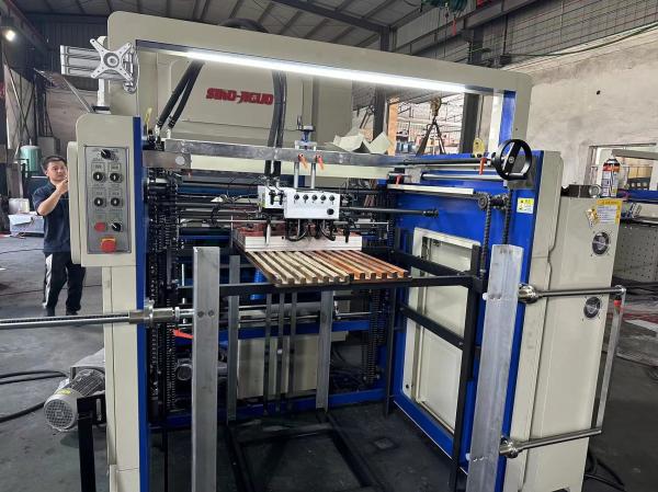 FMZ-1080AN Automatic Film Laminating Machine Paper Thickness Dimension Of Machine L9500×W3000×H3100mm