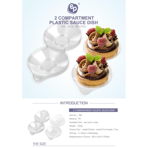 Food grade container disposable special shape hard  plastic plates