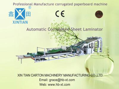 High Precision Carton Folding Machine of Automatic Flute Laminator For Paper Packing Box