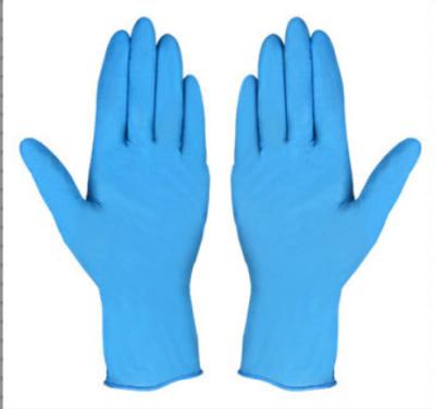 Gants bleus industriels moyens des nitriles 4.5g de gants industriels jetables médicaux de nitriles