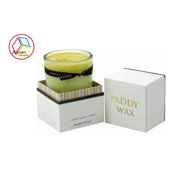 Роскошные коробки свечи картона, коробки Вотиве свечи упаковывая