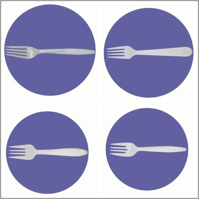 CUTLERY SET, DISPOSABLE PLASTIC CUTLERY, FORK, SPOON, SMALL SPOON, KNIFE,