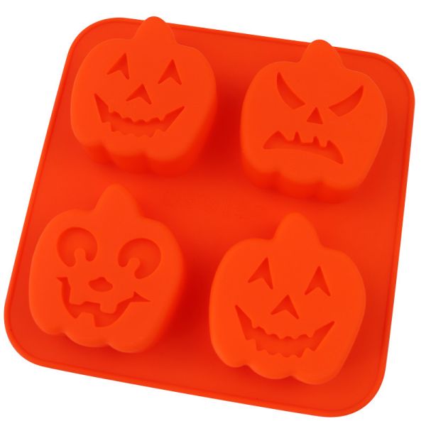 Cake Tools Type Pumpkin Shaped Silicone Cake Mold Eco-Friendly and Oven Safe Halloween Themed DIY Baking Tool Bestseller