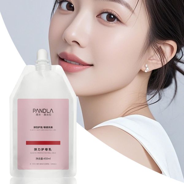 Crème Définissante Boucles Réparation Douce Cheveux Logo Personnalisé Légère