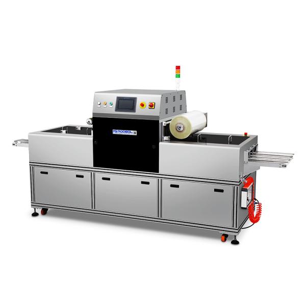 Máquina de embalagem comercial pneumática do vácuo do aferidor de aço inoxidável do vácuo da carne