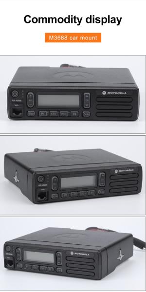 Xir M3688 Radio digital para automóviles 25W VHF 136-174MHz Walkie Talkie