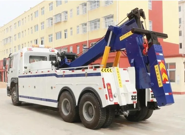 Road Rescue Heavy Duty Tow Wrecker Truck HOWO 40-50 Ton Tow Truck Wrecker
