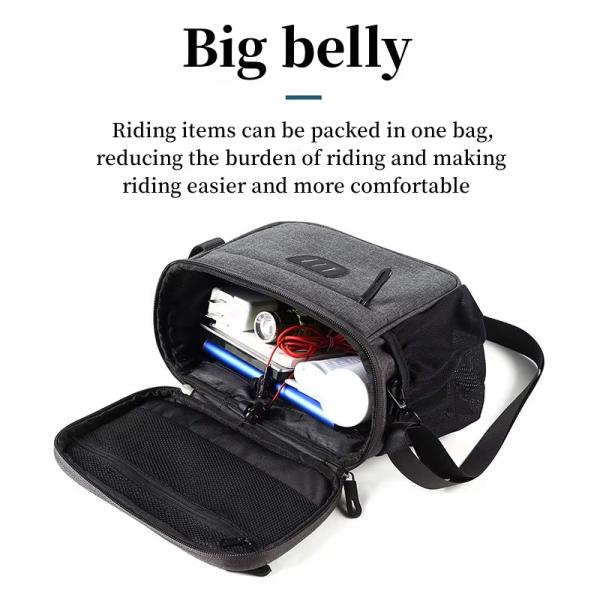 Outdoor Unisex Bicycle Handlebar Bag Waterproof Bicycle Bag for Breathable Front Bag