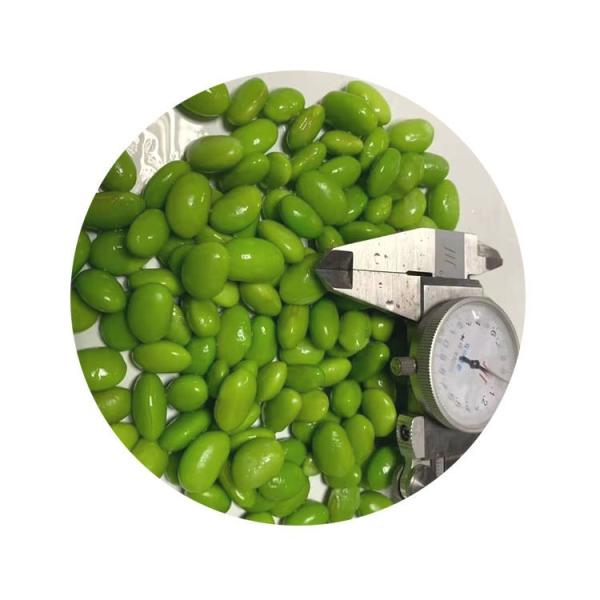Salted Unsalted IQF Frozen Edamame Beans Typical Green Color