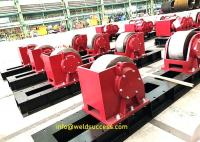 Rolos de aço da soldadura da tubulação da roda, apoio de rolo do gerencio do tanque 60T com certificação do CE