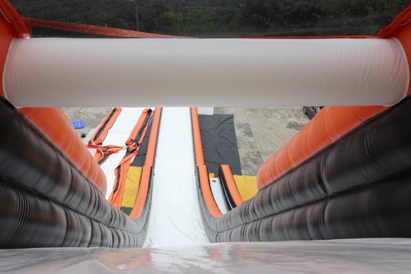 Professional Giant Inflatable Pool Slide 164 Ft Long UV Resistance High Temperature Resistant