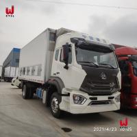 350hp único Axle Box Truck Closed Van Truck