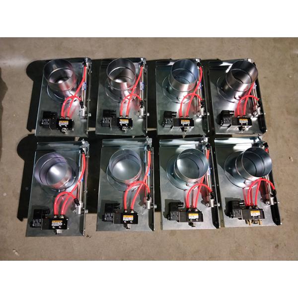 демфер системы извлечения перегара Ss304 200mm пневматический сползая