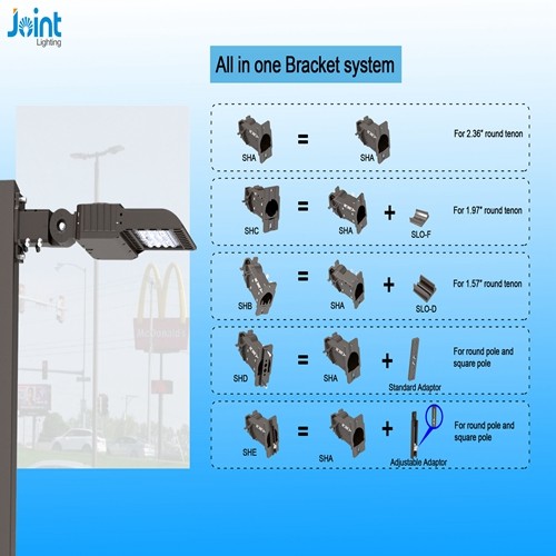 ETL DLC 50000hrs 140lm/W 150 Watt Led Shoebox Lights