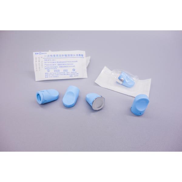 Chapeaux femelles jetables d'alcool d'isolement de chapeau de désinfection de pp Luer Swabcap pour des ports d'Iv