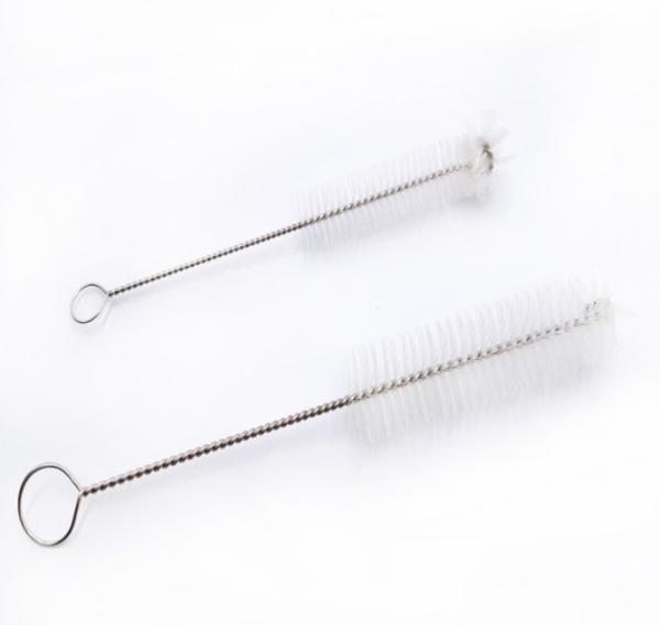 Garrafa de nylon pequena Multifunction Straw Cleaning Brush de aço inoxidável do tubo de ensaio de 10 PCes