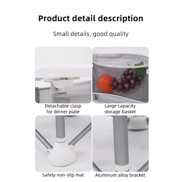 Portable Foldable Baby Dining Chair Booster Seat Customized Logo Lightweight