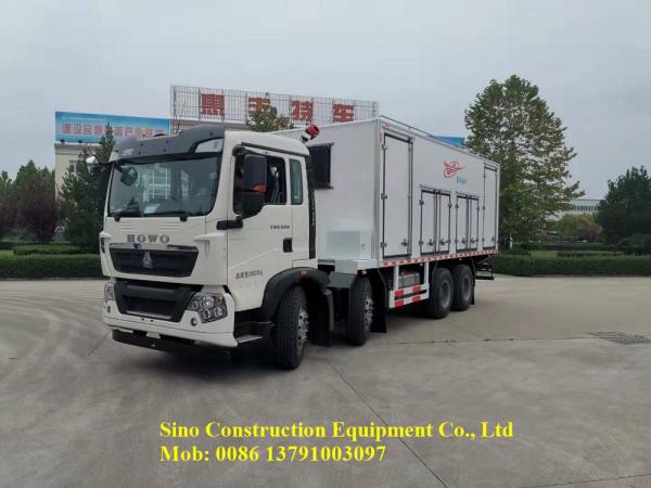 White Special Purpose Truck 15 Ton On-site Mixed Emulsified Explosive ANFO Truck