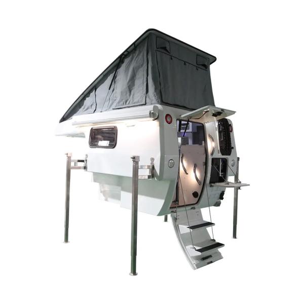 Campeur en aluminium campant tous terrains standard de remorque de collecte de