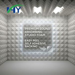 Wholesale Acoustic Foam Self Adhesive Sheets Flame Retardant For Studios