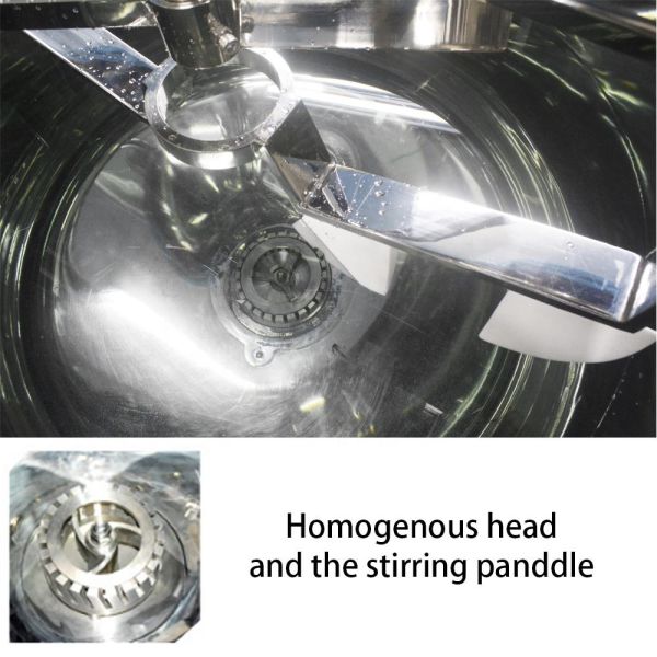 Hot Sale Vacuum Homogenizer Reactor Petroleum Jelly Emulsifying Mixing Tank Emulsifier Machine