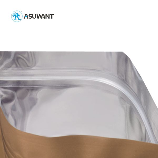 Edible Rose Gold Resealable Foil Bags Ziplock Mylar 420 Weed Packaging Bags