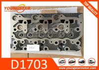 Culasse de voiture de moteur diesel de fer de moulage pour Kubota D1703B et D1703A 1644403047 16444-03047