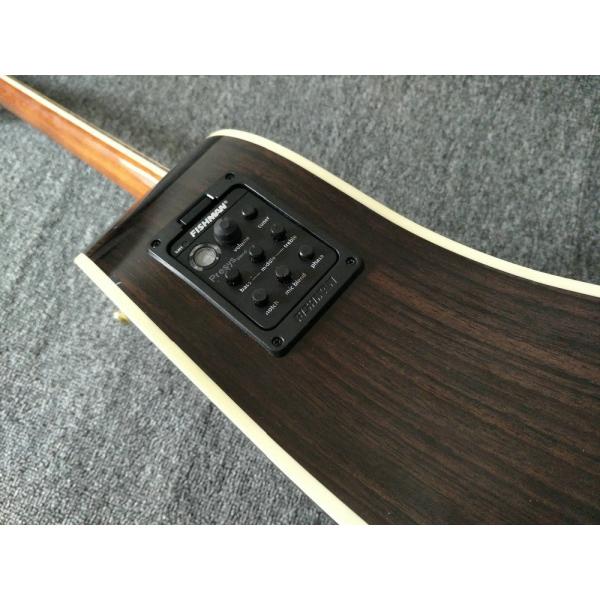 Guitar Factory Customization Acoustic Guitar Vintage Top AAA Sitka Solid Spruce Body Guitar with Fishman pickups