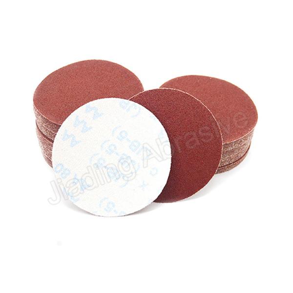 300mm 350mm RED Hook Loop Sandpaper for Epoxy Floor Grinding Cement Wall Sanding Disc