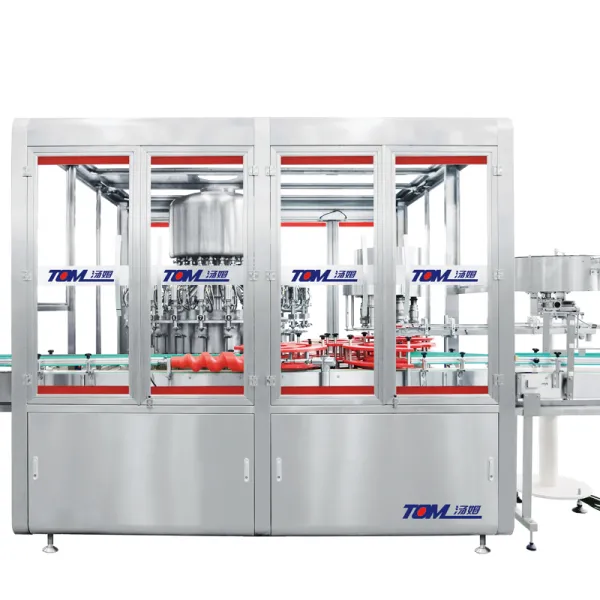 High-Efficiency Rotary Capping and Filling Machine for Beverages and Oils