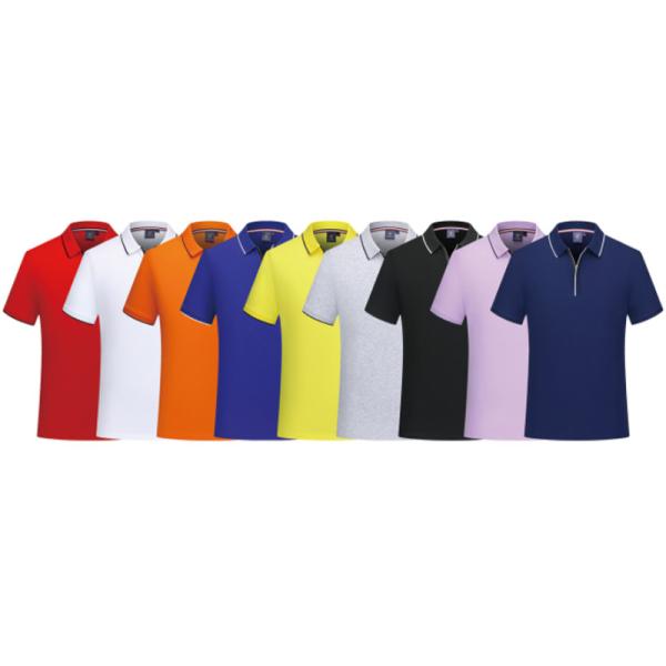 Трикотаж вышивка короткие рукава поло футболки хлопчатобумажные пуговицы свернуть вниз воротник