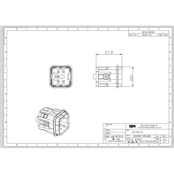 4pin 5 Pin 10A Screw Heavy Duty Electrical Connectors