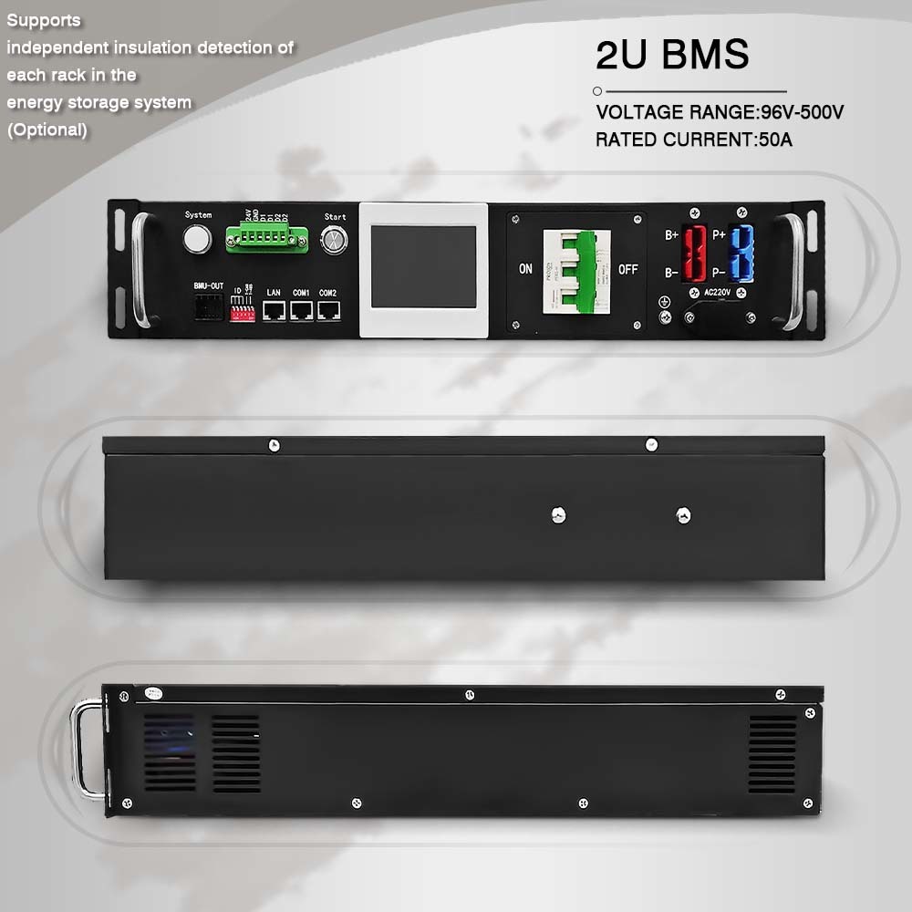 Lifepo4 высоковольтный БМС с контактором реле 45S 144V 50A 2U