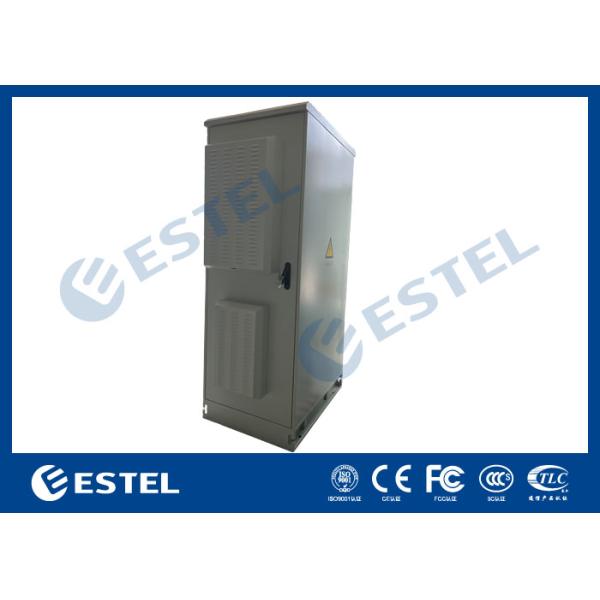 42U IP55 Антикоррозионный шкаф для наружного оборудования с верхним и нижним отсеком